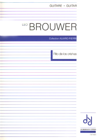BROUWER Leo (1939- Cuba)<br><br>Rito de los orishas